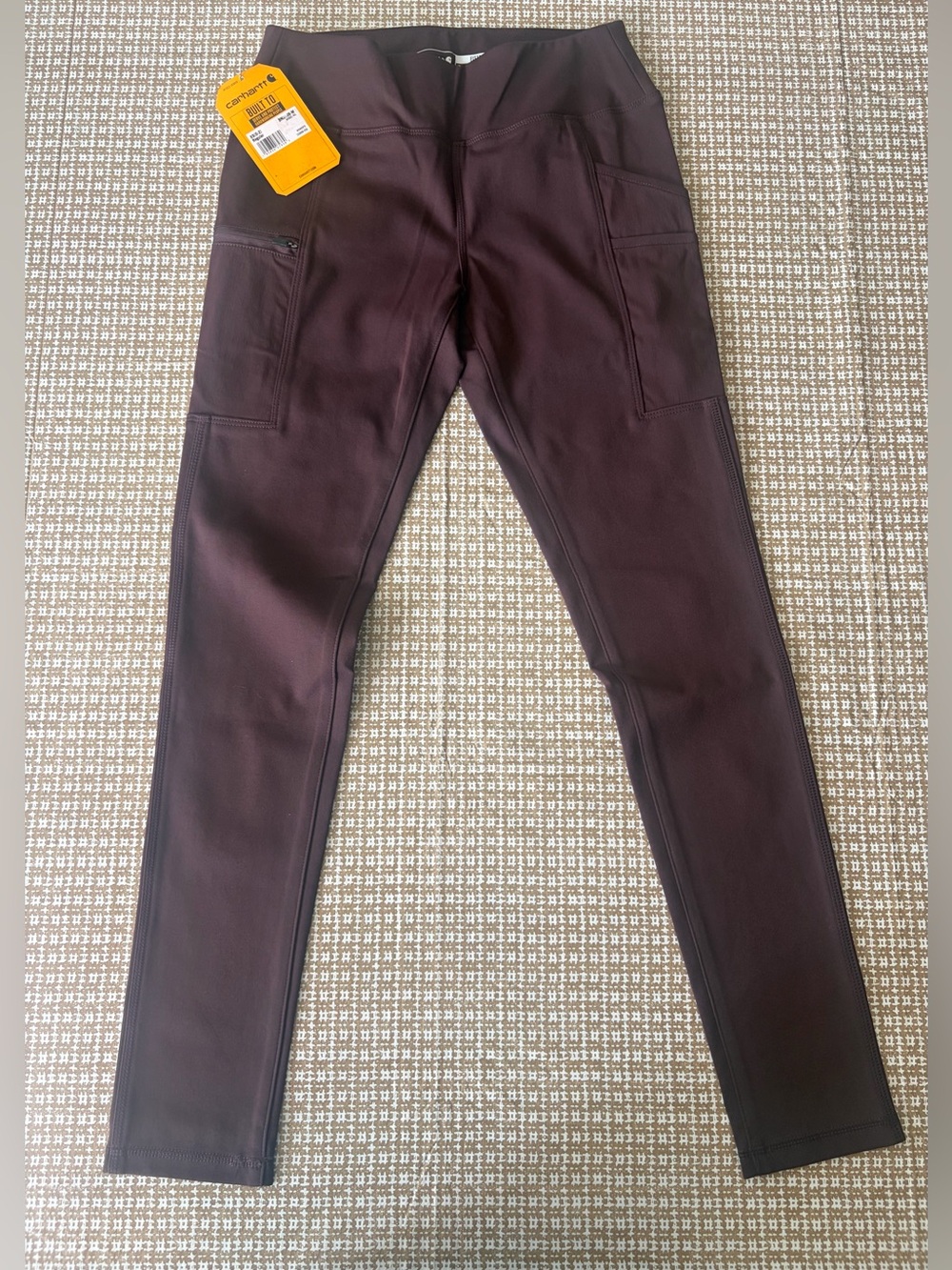 Carhartt Force Fitted Utility Leggings Women’s XS Blackberry Deep Purplish Brown